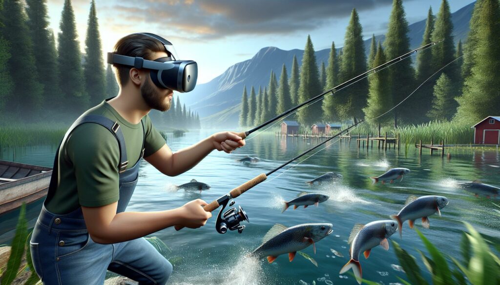 vr fishing game