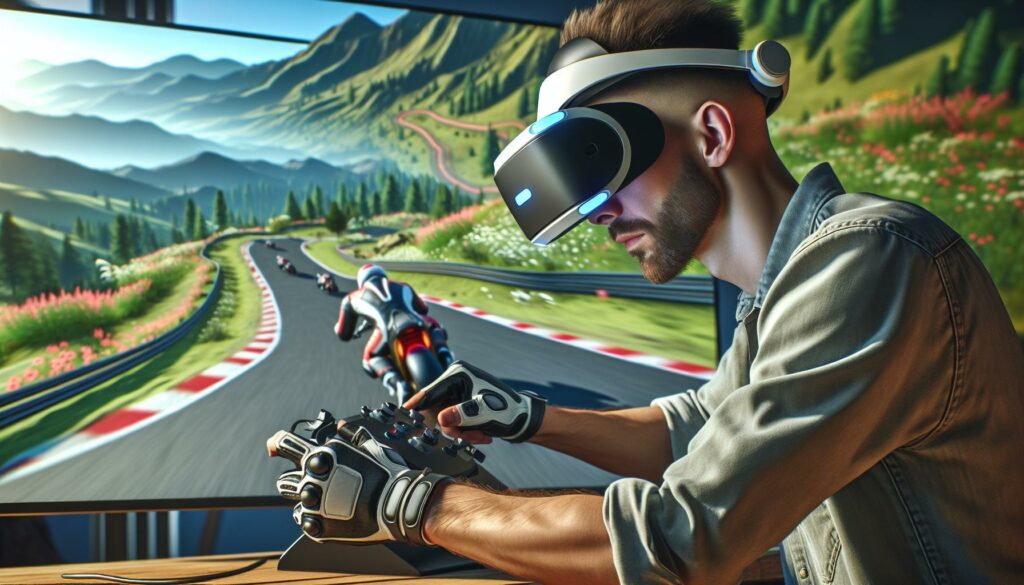 vr motorcycle game