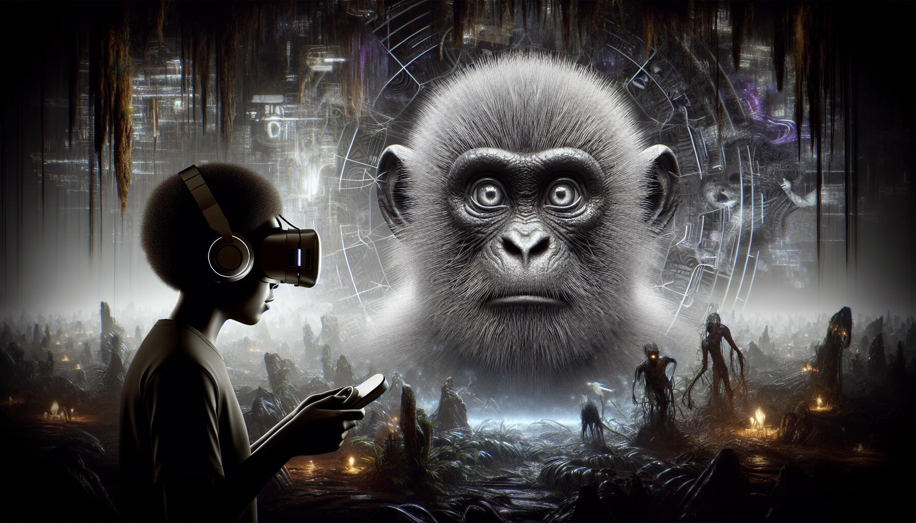 monkey horror game vr