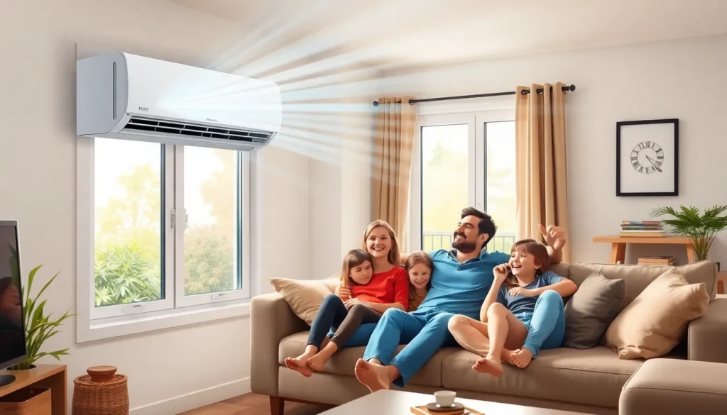 how air conditioner uy48lo works in house